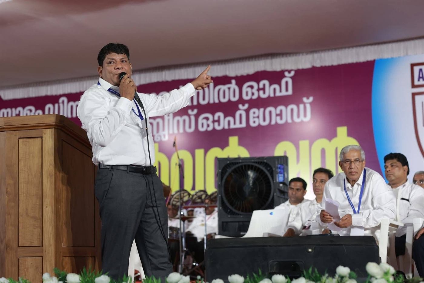 Preaching from the convention platform